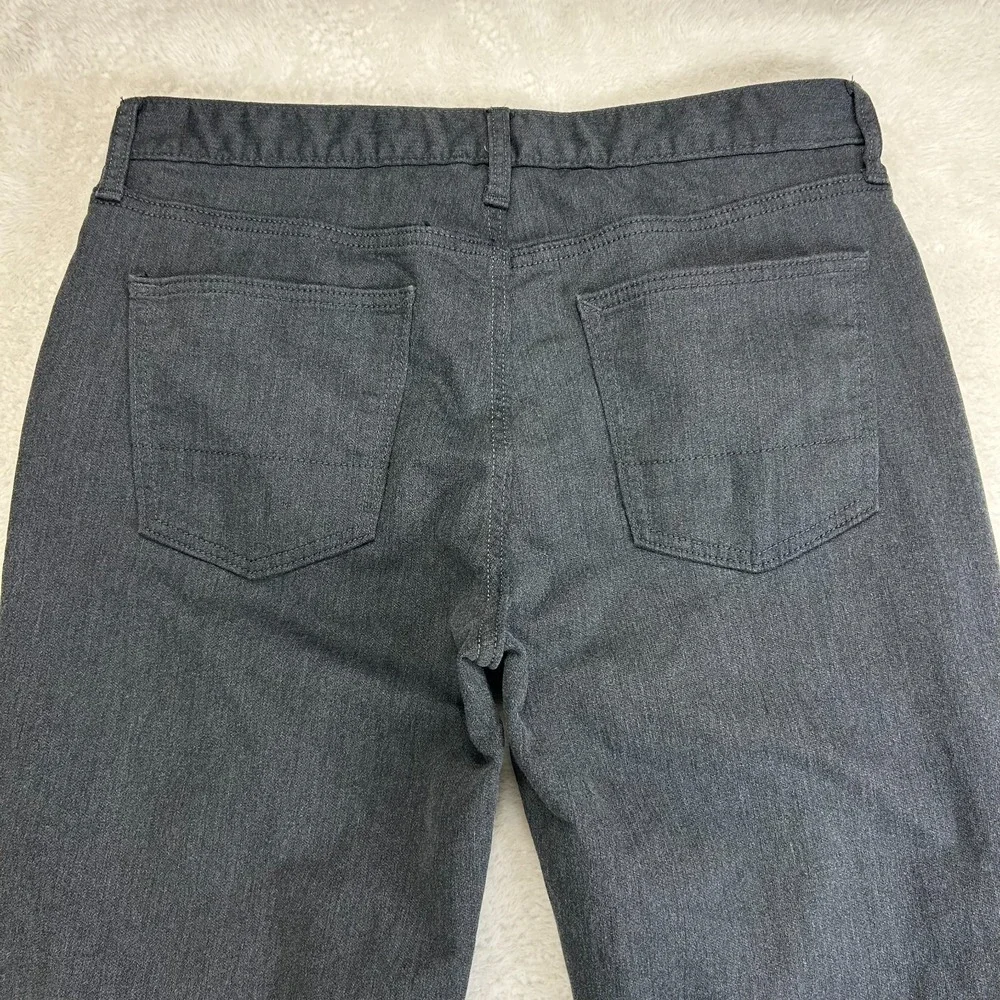 Banana‎ Republic Washwell Pants Mens 33x32 Charcoal Heat Black Office Casual